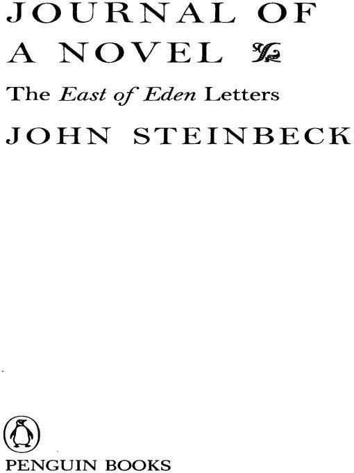 Title details for Journal of a Novel by John Steinbeck - Available